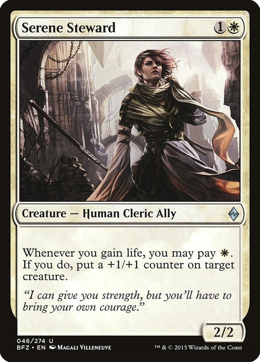 Serene Steward (46) (Battle for Zendikar)