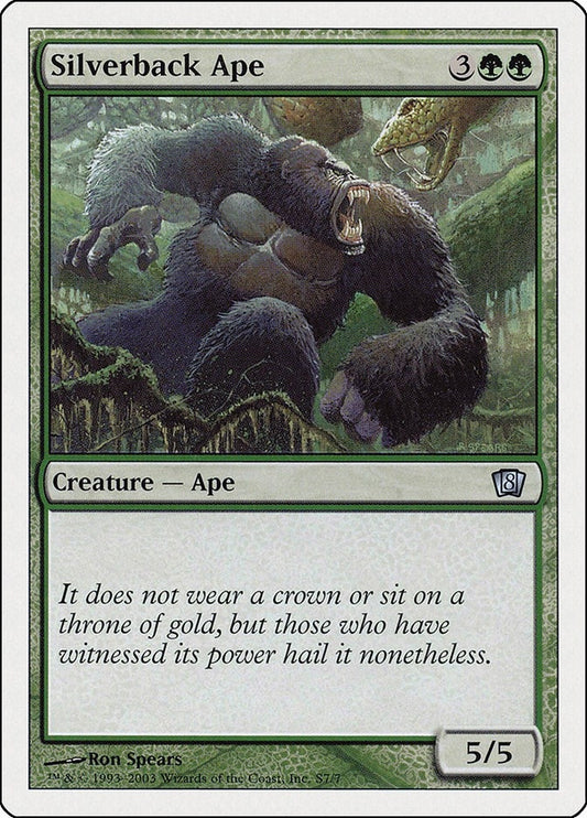 Silverback Ape (S7) (8th Edition)