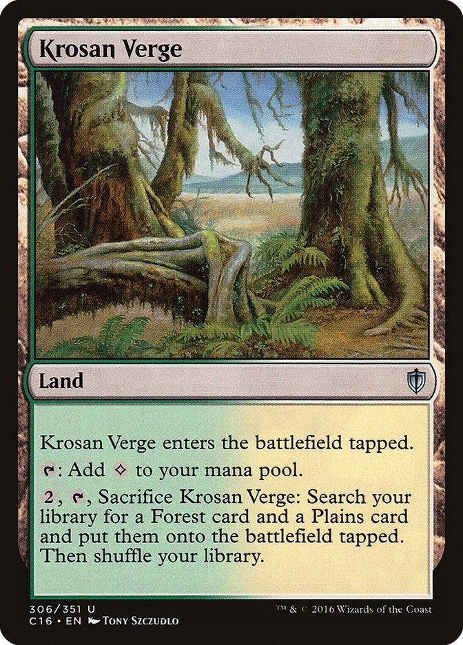 Krosan Verge (306) (Commander 2016)
