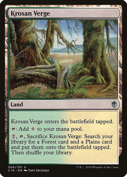 Krosan Verge (306) (Commander 2016)