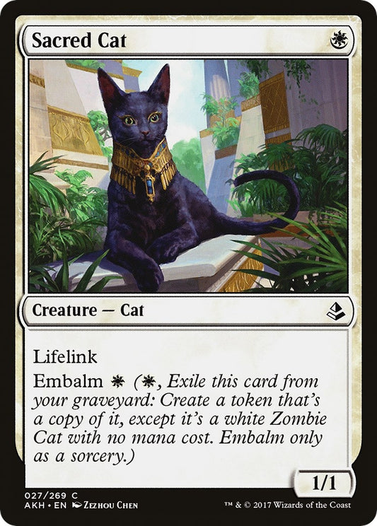Sacred Cat (27) (Amonkhet)