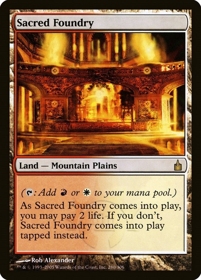 Sacred Foundry (280) (Ravnica: City of Guilds)