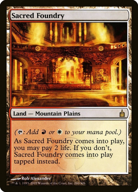 Sacred Foundry (280) (Ravnica: City of Guilds)