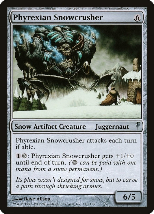 Phyrexian Snowcrusher (140) (Coldsnap)