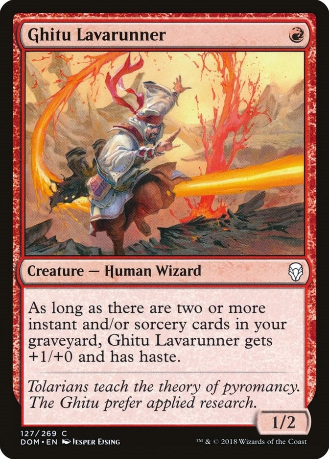 Ghitu Lavarunner (127) (Dominaria)