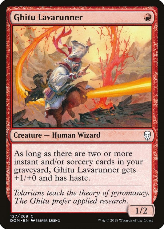 Ghitu Lavarunner (127) (Dominaria)