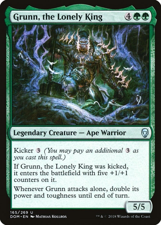 Grunn, the Lonely King (165) (Dominaria)