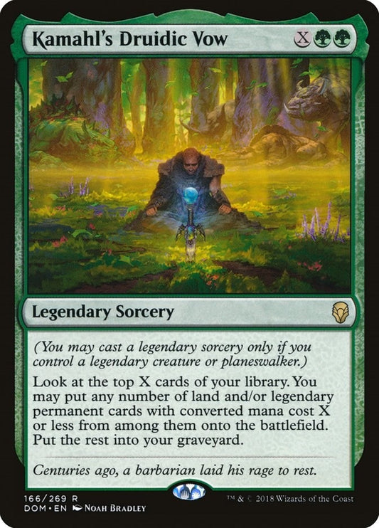 Kamahl's Druidic Vow (166) (Dominaria)