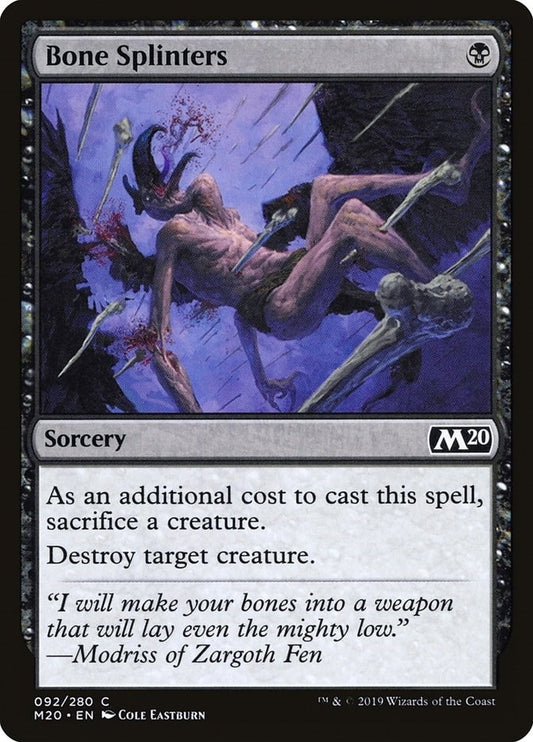 Bone Splinters (92) (Core Set 2020)