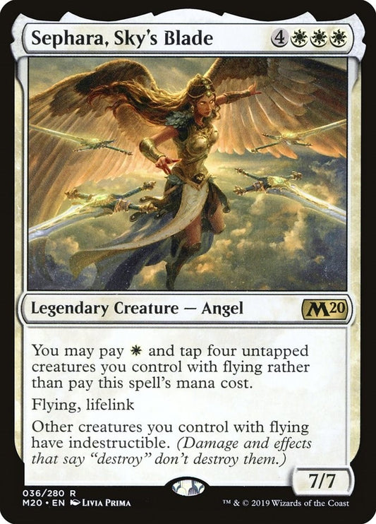 Sephara, Sky's Blade (36) (Core Set 2020)