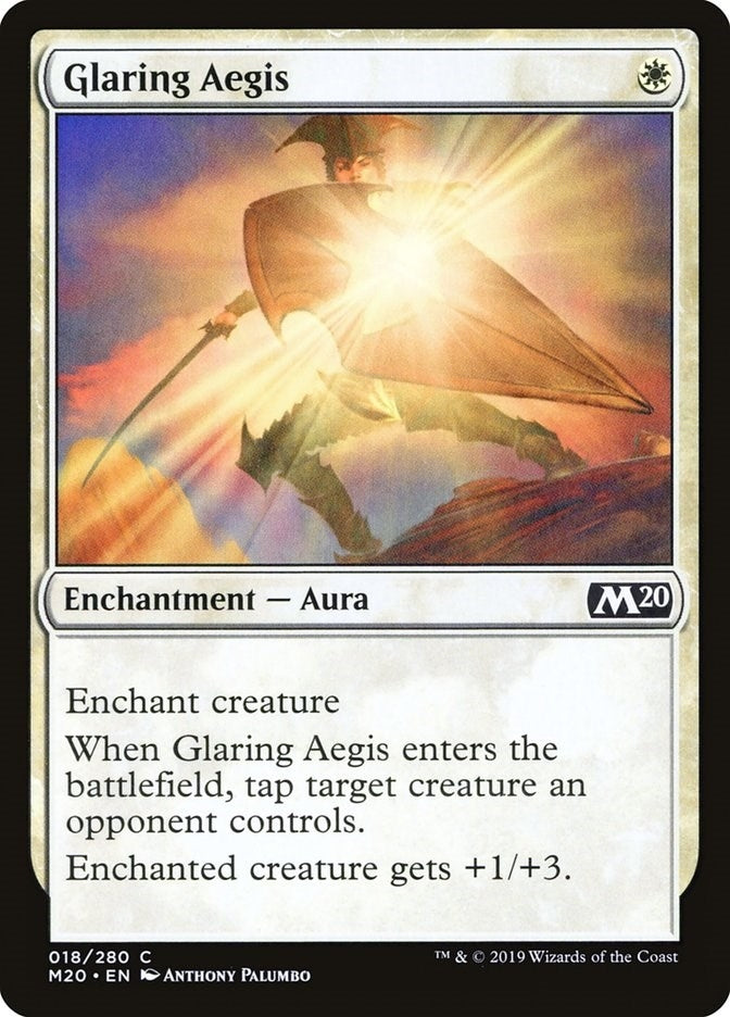 Glaring Aegis (18) (Core Set 2020)