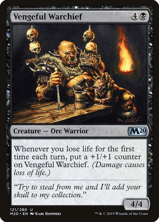 Vengeful Warchief (121) (Core Set 2020)