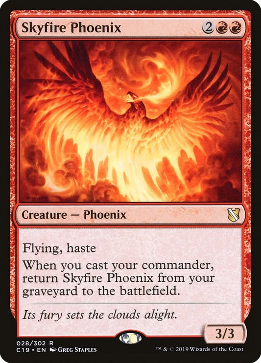 Skyfire Phoenix (28) (Commander 2019)