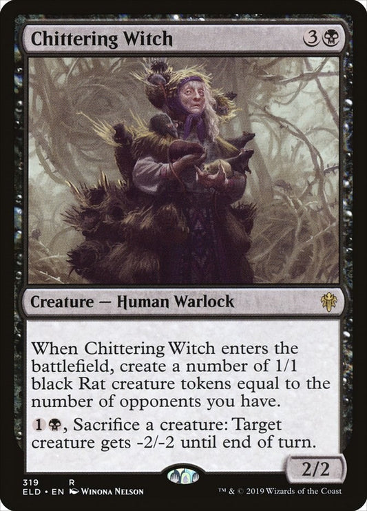 Chittering Witch (319) (Throne of Eldraine)