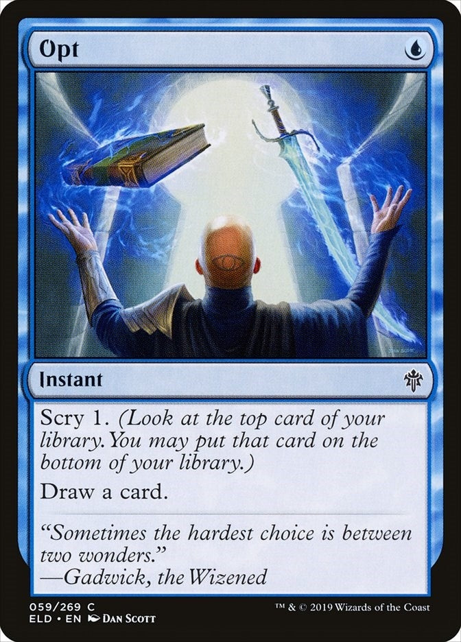 Opt (59) (Throne of Eldraine)