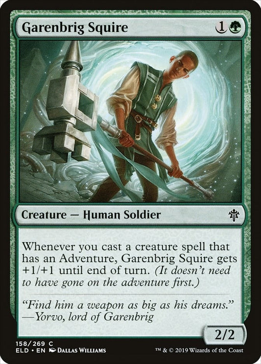 Garenbrig Squire (158) (Throne of Eldraine)