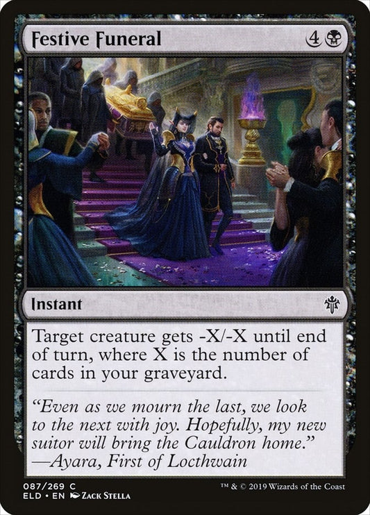 Festive Funeral (87) (Throne of Eldraine)