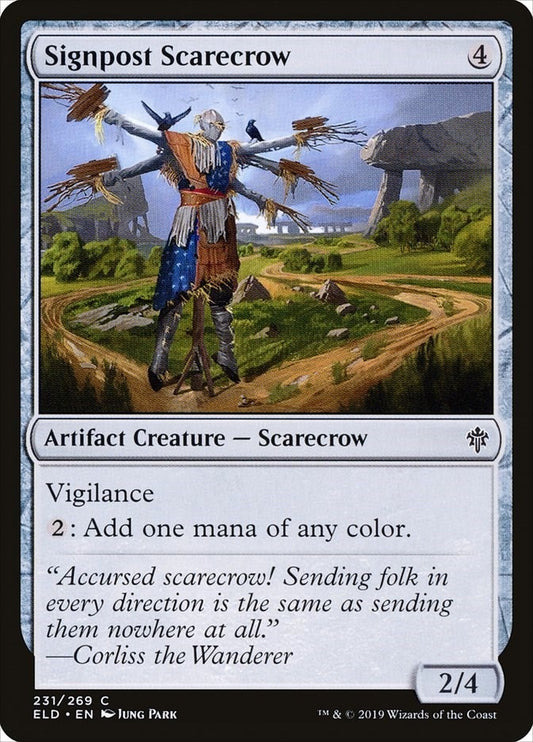 Signpost Scarecrow (231) (Throne of Eldraine)