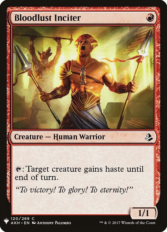 Bloodlust Inciter (120) (The List Reprints)