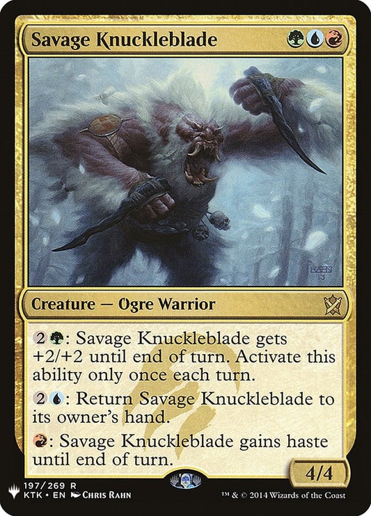 Savage Knuckleblade (197) (The List Reprints)