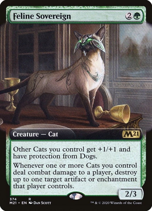 Feline Sovereign (Extended Art) (374) (Core Set 2021)