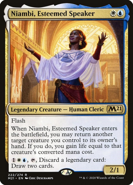 Niambi, Esteemed Speaker (222) (Core Set 2021)