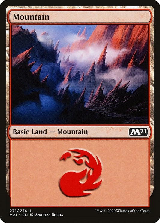 Mountain (271) (271) (Core Set 2021)