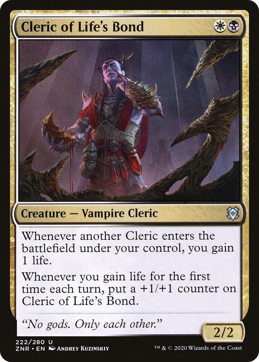 Cleric of Life's Bond (222) (Zendikar Rising)