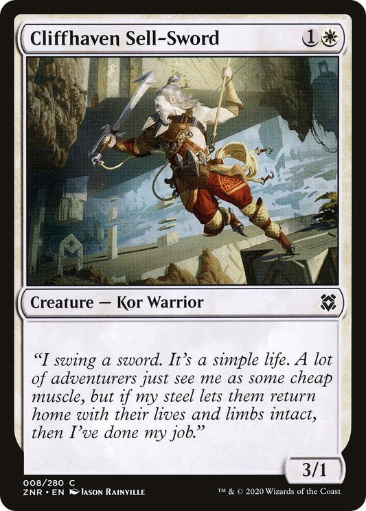 Cliffhaven Sell-Sword (8) (Zendikar Rising)