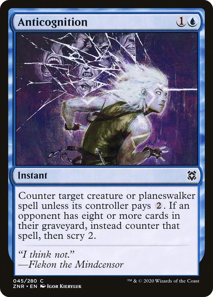 Anticognition (45) (Zendikar Rising)