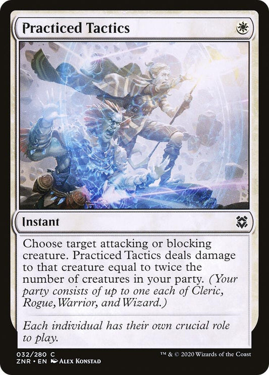 Practiced Tactics (32) (Zendikar Rising)