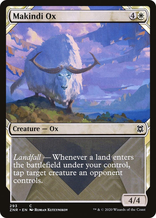 Makindi Ox (Showcase) (293) (Zendikar Rising)