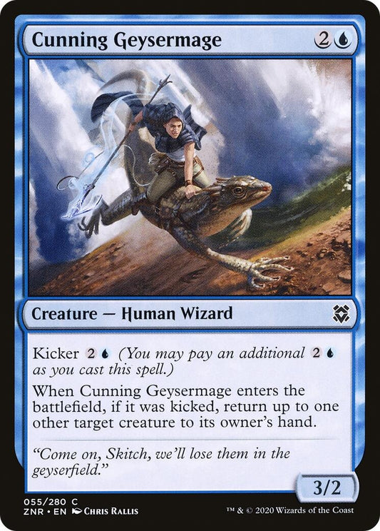Cunning Geysermage (55) (Zendikar Rising)
