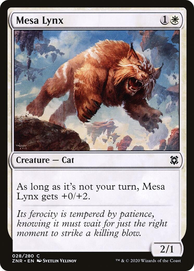 Mesa Lynx (28) (Zendikar Rising)
