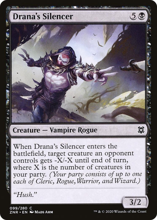 Drana's Silencer (99) (Zendikar Rising)