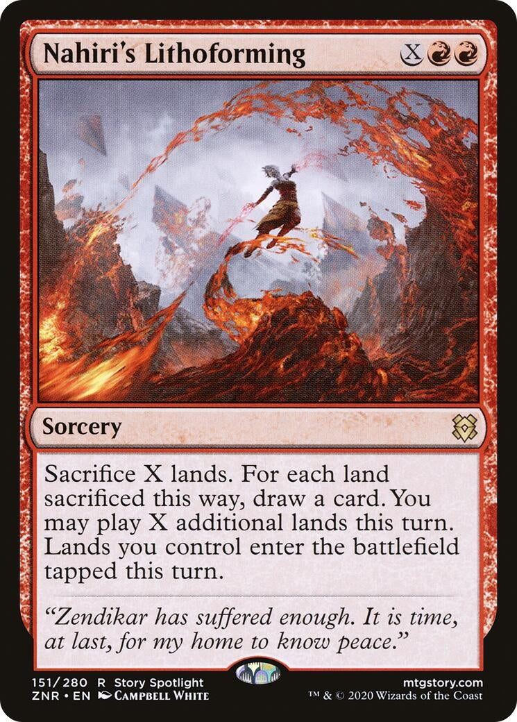Nahiri's Lithoforming (151) (Zendikar Rising)