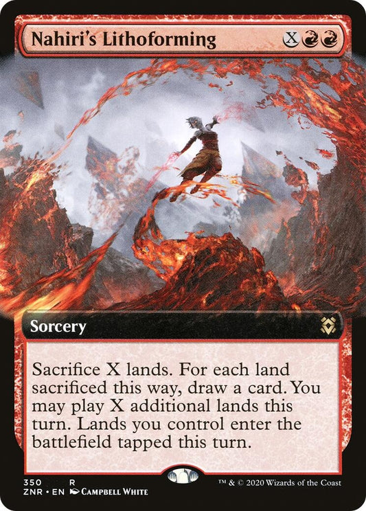 Nahiri's Lithoforming (Extended Art) (350) (Zendikar Rising)