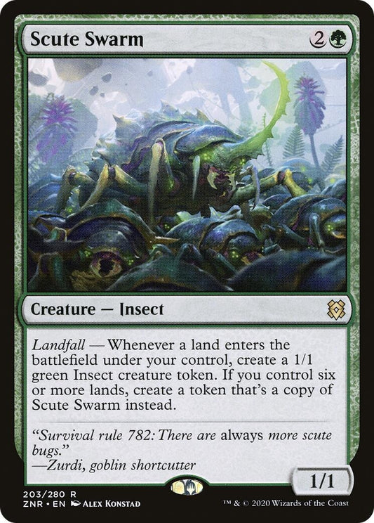 Scute Swarm (203) (Zendikar Rising)