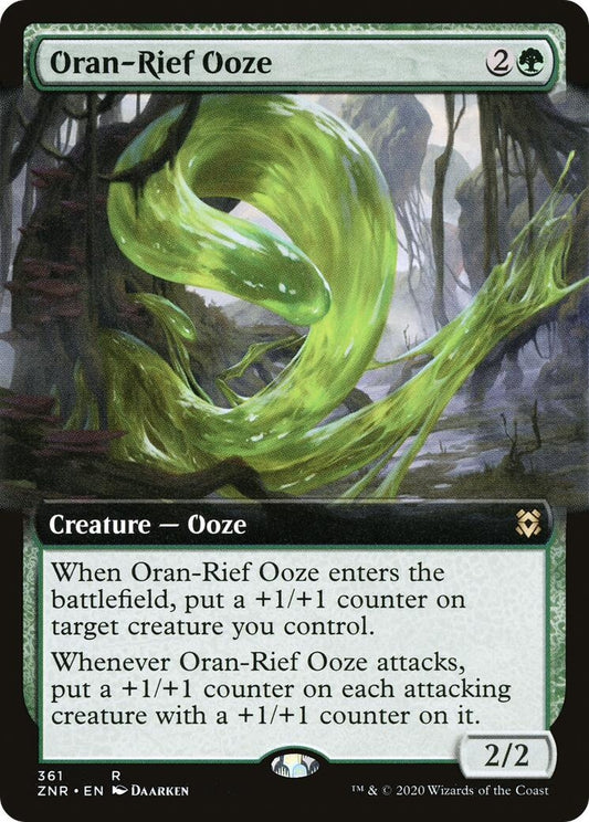 Oran-Rief Ooze (Extended Art) (361) (Zendikar Rising)