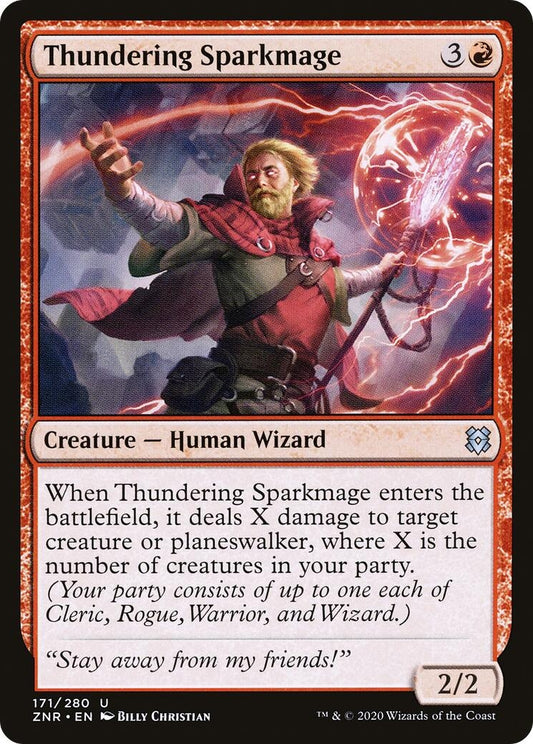 Thundering Sparkmage (171) (Zendikar Rising)