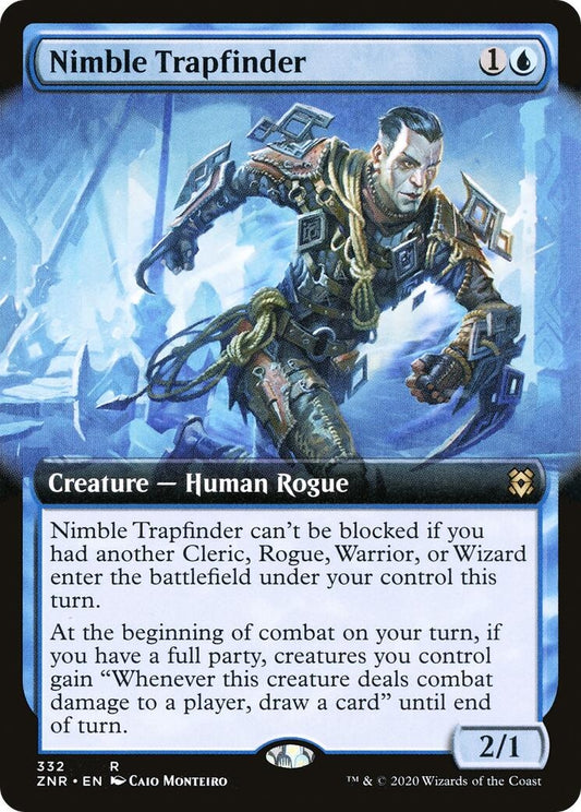 Nimble Trapfinder (Extended Art) (332) (Zendikar Rising)