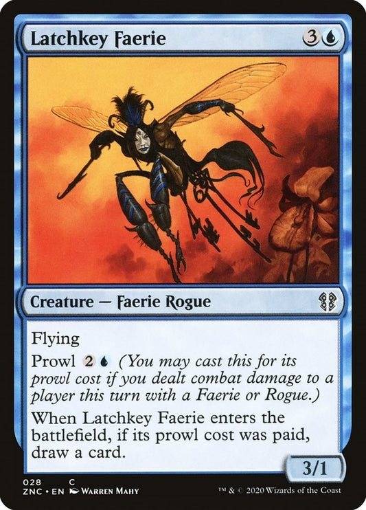 Latchkey Faerie (28) (Commander: Zendikar Rising)