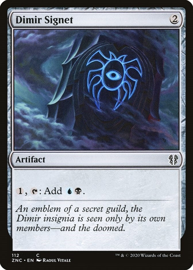 Dimir Signet (112) (Commander: Zendikar Rising)