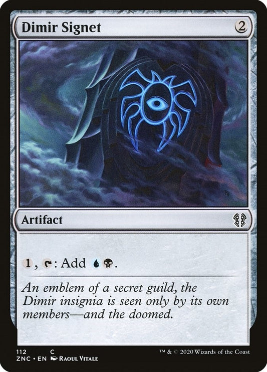 Dimir Signet (112) (Commander: Zendikar Rising)