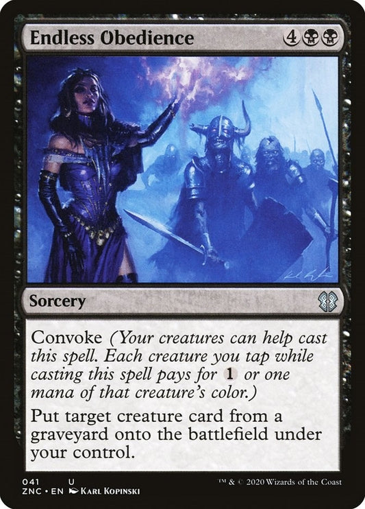 Endless Obedience (41) (Commander: Zendikar Rising)