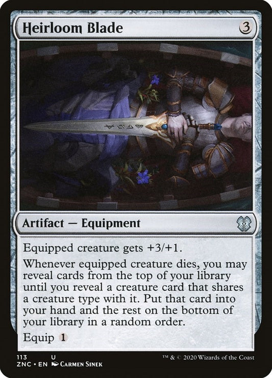 Heirloom Blade (113) (Commander: Zendikar Rising)