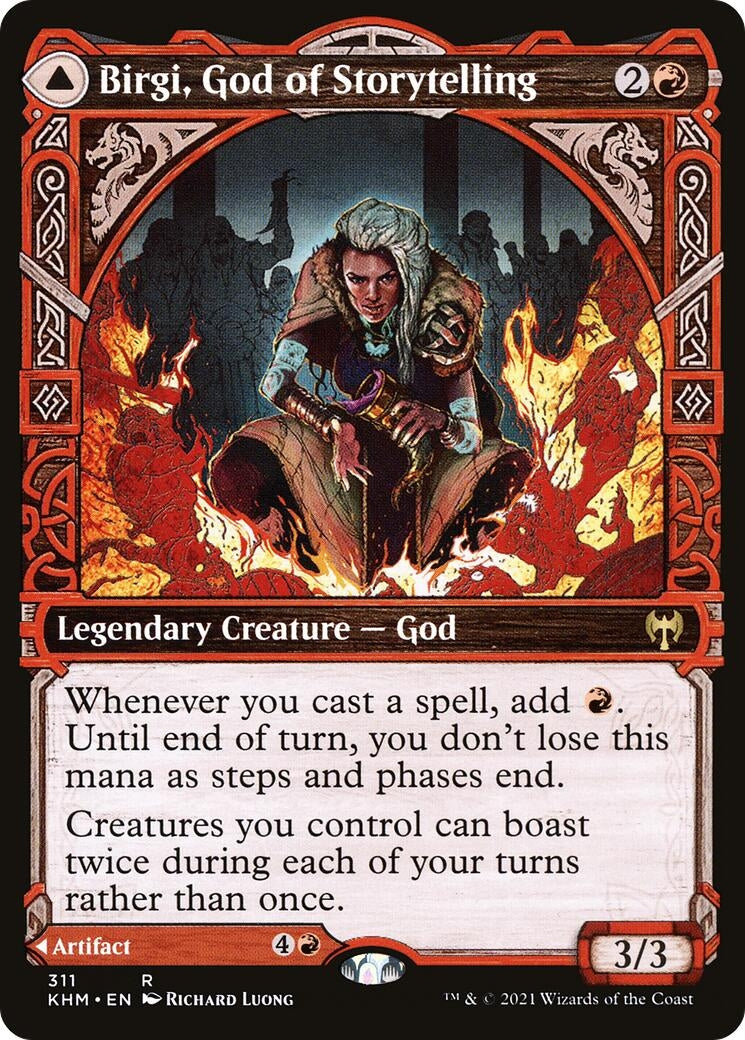 Birgi, God of Storytelling (Showcase) (311) (Kaldheim)