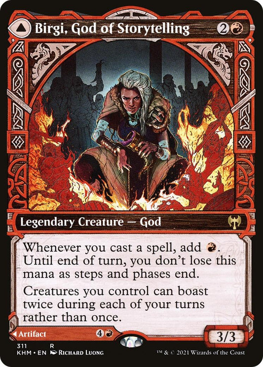 Birgi, God of Storytelling (Showcase) (311) (Kaldheim)