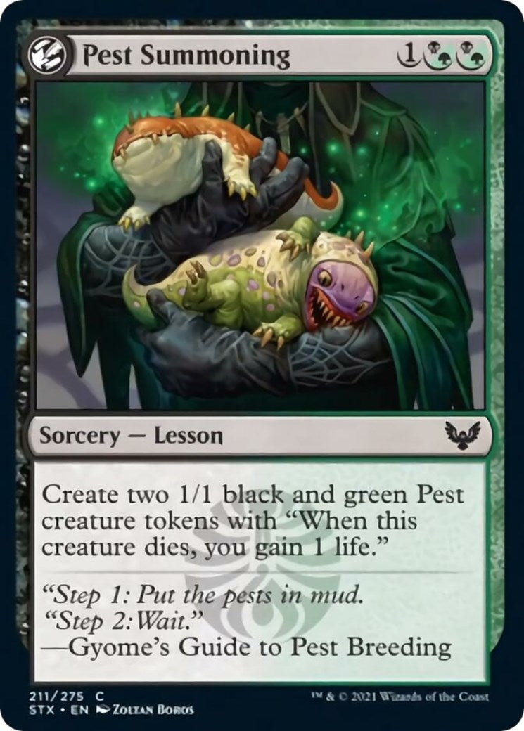 Pest Summoning (211) (Strixhaven: School of Mages)