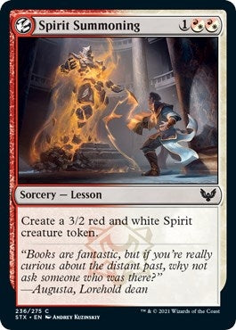 Spirit Summoning (236) (Strixhaven: School of Mages)